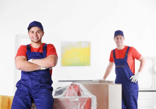 Customer following safe storage practices in a unit area