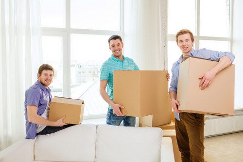 Local Manorhouse movers handling a few furniture items