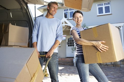 Modern storage service and organized space concept image